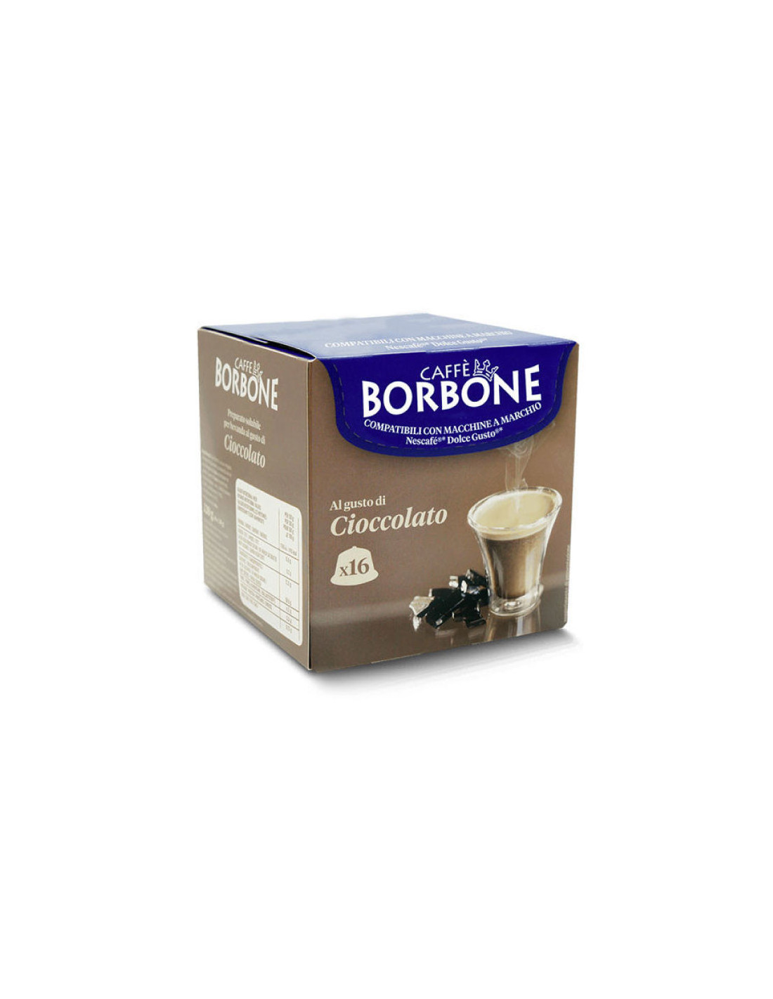 64 capsule Caffè Borbone - CIOCCOLATO - compatibili Nescafè Dolce