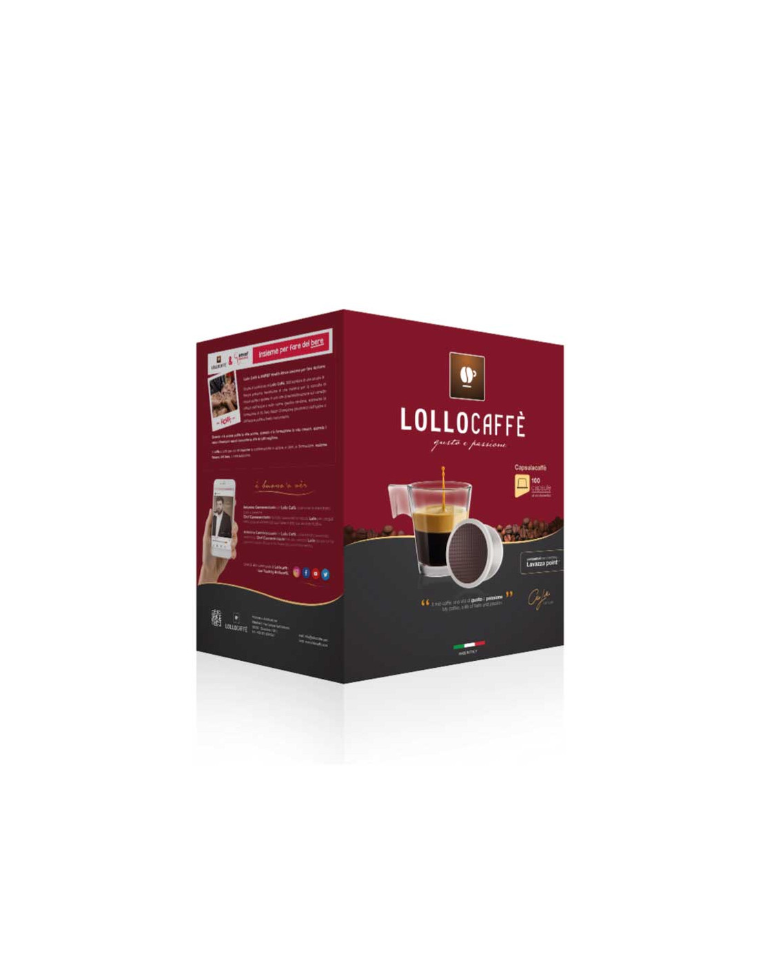 Macchine Lollo Caffe Compatibili Lavazza Espresso Point Bella Point Nero
