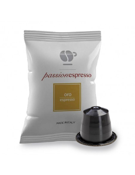 Lollo Caffe' Compatibile Nespresso Miscela Oro Passionespresso 200 Capsule