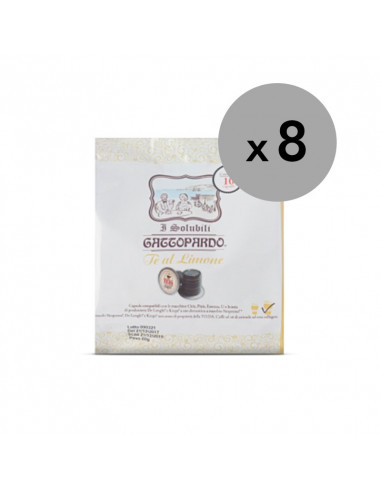 80 Capsule Di The Al Limone - Comp. Nespresso - Gattopardo